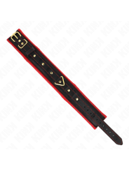 Kink - Collar con Correa de Tejido Liso Ajustable 33-48 cm x 5.7 cm