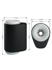Pretty Love - DJ Girl Masturbador Masculino con Vibración 5 Configuraciones Negro