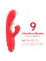Armony - Vibrador Estimulador Punto G y Clítoris con Lengua Oscilante Rojo