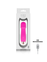 Dolce Vita - Vibrador Recargable Three Rosa 7 Velocidades