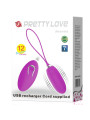 Pretty Love - Joanna Huevo Vibrador Control Remoto 12 Modos