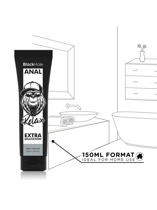 Black Hole - Gel Base Agua Dilatación Anal 150 ml
