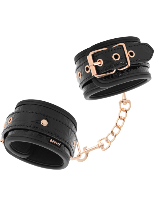 Begme - Black Edition Esposas para Manos con Forro de Neopreno