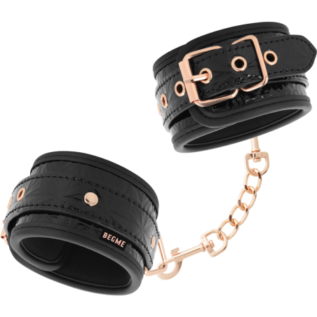 Begme - Black Edition Esposas para Manos con Forro de Neopreno