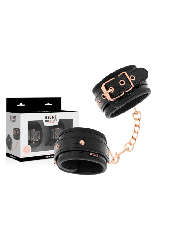 Begme - Black Edition Esposas para Manos con Forro de Neopreno