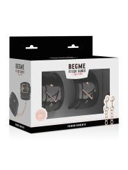 Begme - Black Edition Esposas para Manos con Forro de Neopreno