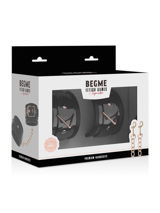 Begme - Black Edition Esposas para Manos con Forro de Neopreno