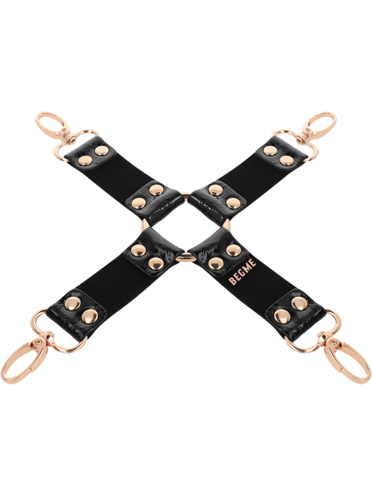 Begme - Black Edition Hog Tie Cuero Vegano