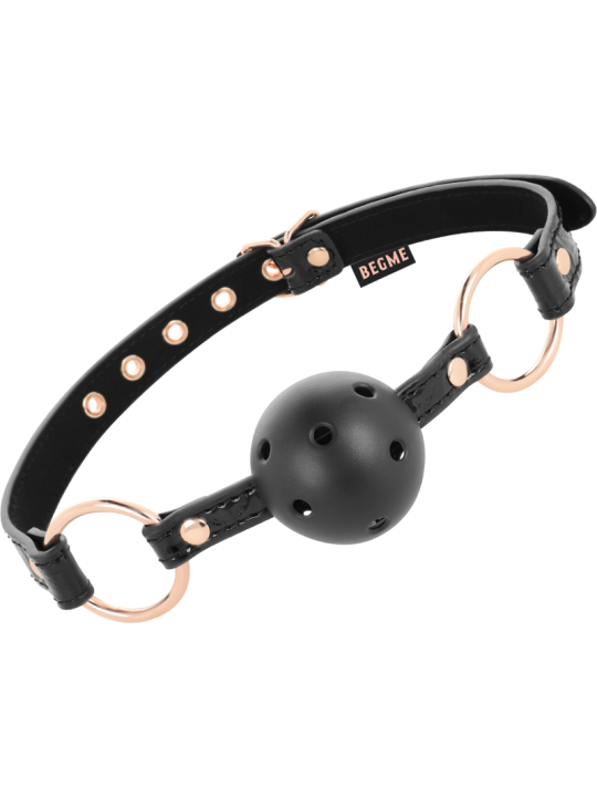 Begme - Black Edition Mordaza Cuero Vegano
