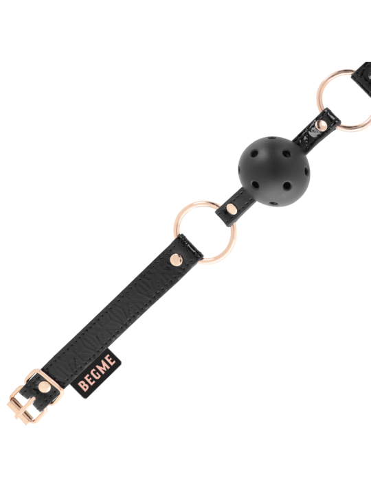 Begme - Black Edition Mordaza Cuero Vegano