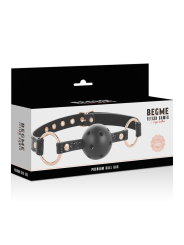 Begme - Black Edition Mordaza Cuero Vegano