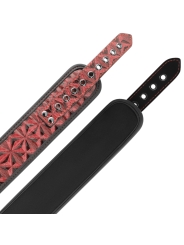 Begme - Red Edition Collar con Cadenas y Pinzas Pezones con Forro de Neopreno