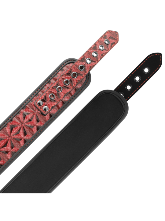 Begme - Red Edition Collar con Cadenas y Pinzas Pezones con Forro de Neopreno