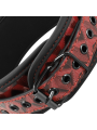 Begme - Red Edition Collar con Cadenas y Pinzas Pezones con Forro de Neopreno