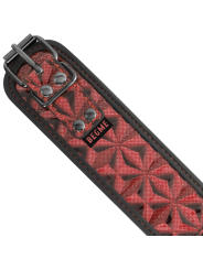 Begme - Red Edition Collar con Cadenas y Pinzas Pezones con Forro de Neopreno