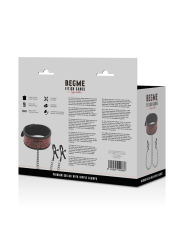 Begme - Red Edition Collar con Cadenas y Pinzas Pezones con Forro de Neopreno