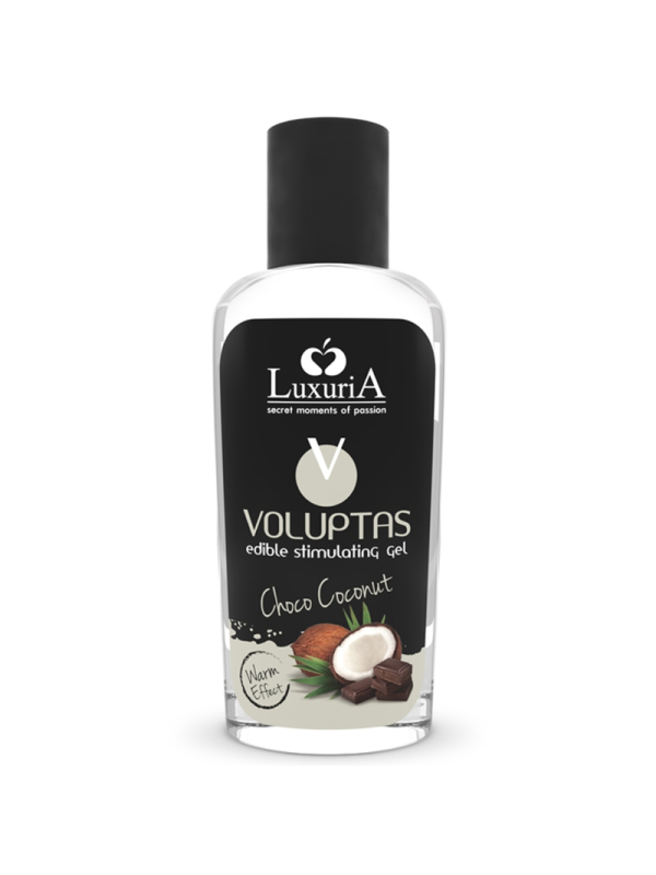 Intimateline Luxuria - Voluptas Gel Masaje Comestible Efecto Calor - Coco y Crema 100 ml