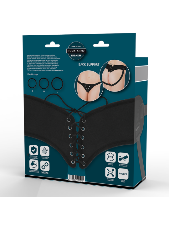 Rockarmy - Arnés Ajustable y Anillos Flexibles