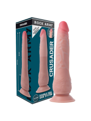Rockarmy - Arnés + Dual Density Crusader Dildo Realista 21.5 cm Ø 4.46 cm