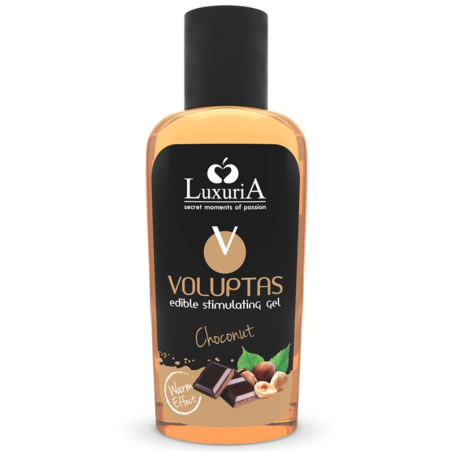Intimateline Luxuria - Voluptas Gel Masaje Comestible Efecto Calor - Choconut 100 ml