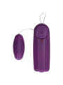 Huevo vibrador morado del kit ToyJoy Super Sex Bomb con mando por cable y rueda de intensidad