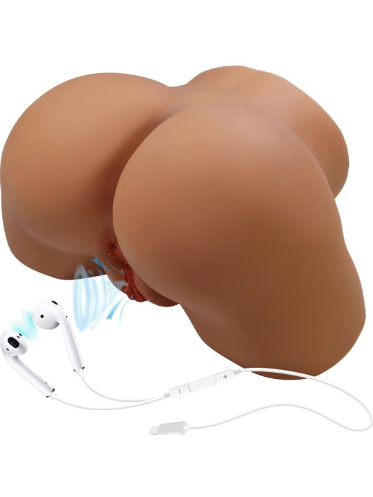 Crazy Bull - Sophia Trasero Femenino Realista Vibrador & Succionador con Sonido 5.5 kg