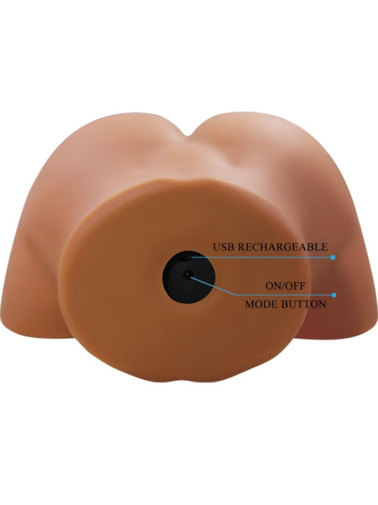 Crazy Bull - Sophia Trasero Femenino Realista Vibrador & Succionador con Sonido 5.5 kg