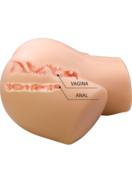 Crazy Bull - Vivian Trasero Femenino Realista Vagina y Anal 7 kg