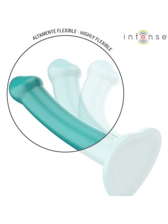 Intense - Katie Vibrador con Ventosa 10 Vibraciones Azul Oscuro Control Remoto