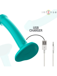 Intense - Katie Vibrador con Ventosa 10 Vibraciones Azul Oscuro Control Remoto