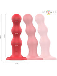 Intense - Cody Vibrador con Ventosa Rojo Control Remoto
