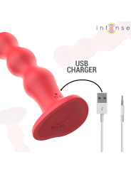 Intense - Cody Vibrador con Ventosa Rojo Control Remoto