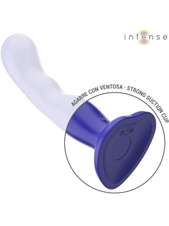 Intense - Shorty Vibrador con Ventosa Azul Control Remoto