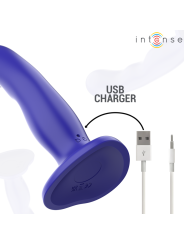 Intense - Shorty Vibrador con Ventosa Azul Control Remoto