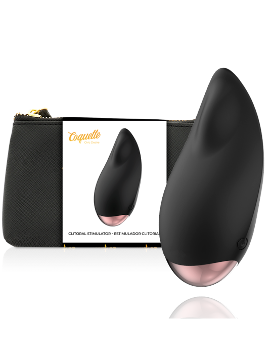 Coquette Chic Desire - Estimulador Clítoris Negro / Gold Gota