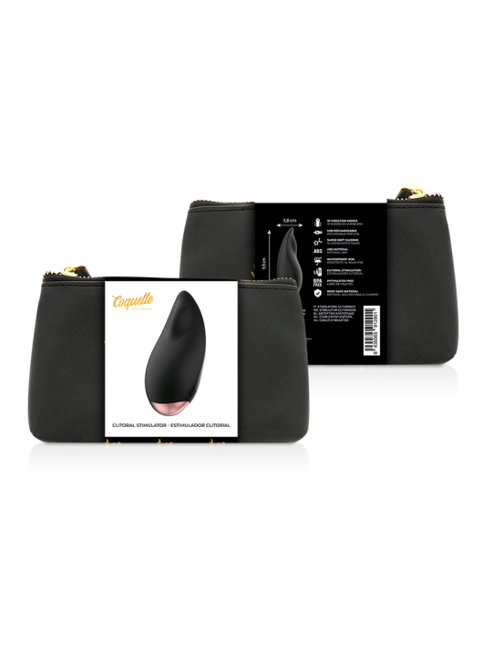 Coquette Chic Desire - Estimulador Clítoris Negro / Gold Gota