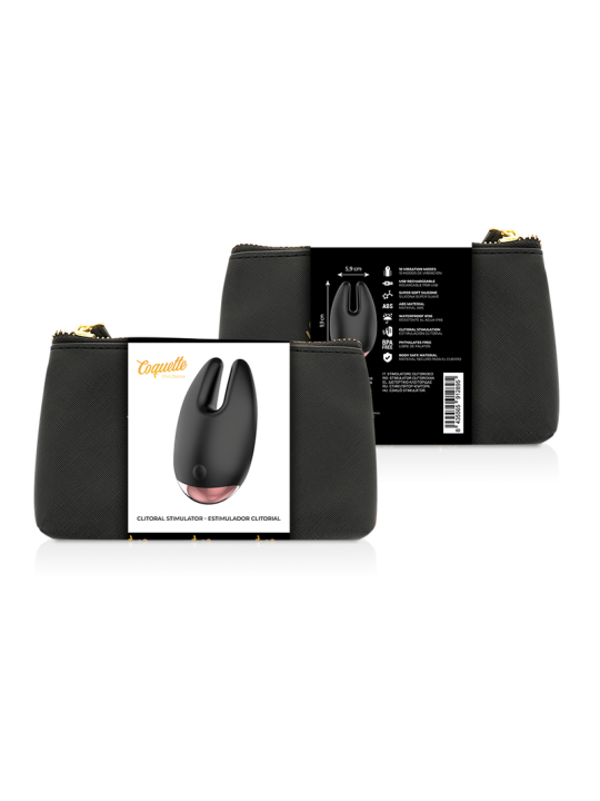 Coquette Chic Desire - Estimulador Clítoris Negro / Gold