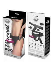 Harness Attraction - Arnés Vibrador Rabbit Vincent 15 cm Ø 4 cm