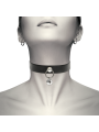 Coquette Chic Desire - Collar Cuero Vegano Accesorio Woman Cascabel/Aro