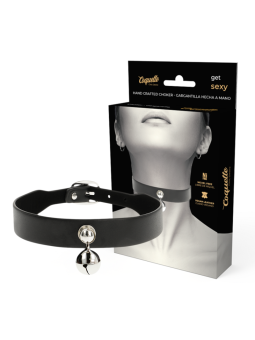 Coquette Chic Desire - Collar Cuero Vegano Accesorio Woman Cascabel