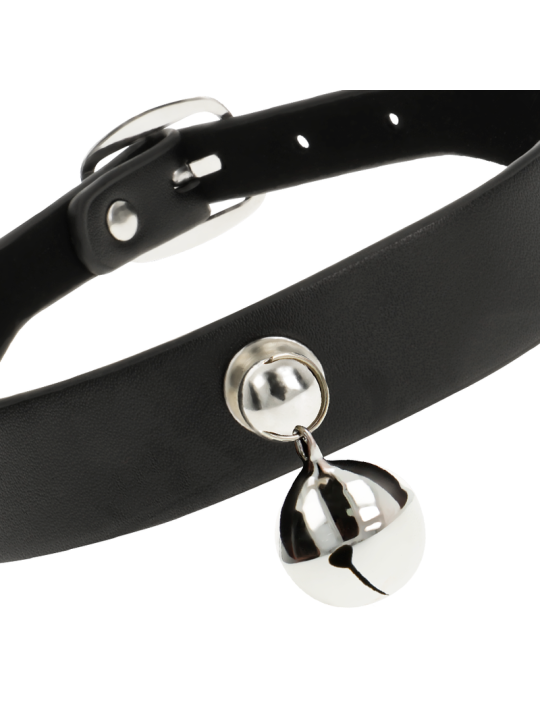 Coquette Chic Desire - Collar Cuero Vegano Accesorio Woman Cascabel
