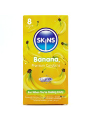 Skins - Preservativos Premium Sabor Plátano pack 8