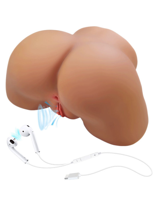 Crazy Bull - Ilana Trasero Femenino Realista Vibrador & Succionador con Sonido 6.8 kg