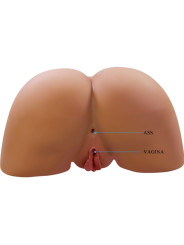 Crazy Bull - Ilana Trasero Femenino Realista Vibrador & Succionador con Sonido 6.8 kg