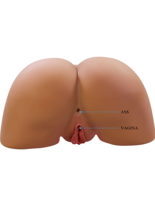 Crazy Bull - Ilana Trasero Femenino Realista Vibrador & Succionador con Sonido 6.8 kg