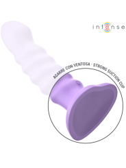 Intense - Brenda Vibrador Talla M Diseño en Espiral 10 Vibraciones Morado Control Remoto
