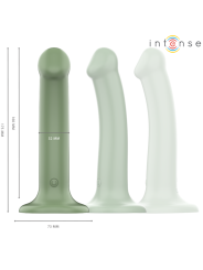 Intense - Becca Vibrador con Ventosa 10 Vibraciones Verde Control Remoto