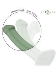 Intense - Becca Vibrador con Ventosa 10 Vibraciones Verde Control Remoto