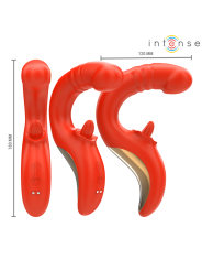 Intense - Paulina Vibrador & Estimulador en Forma de U Rojo