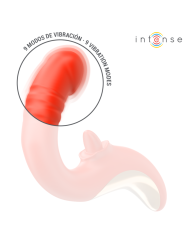 Intense - Paulina Vibrador & Estimulador en Forma de U Rojo